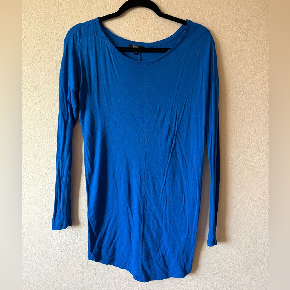 Cupio Vibrant Blue Long Sleeve Top